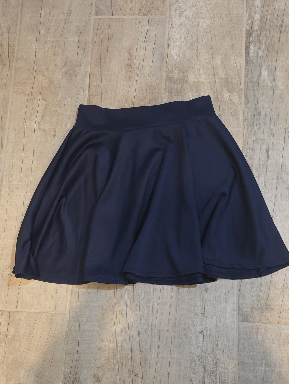 Classic Navy Flared Skirt - Women